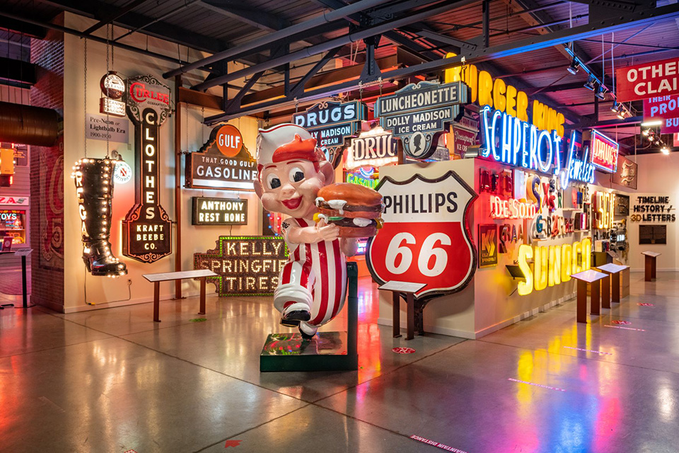 Big Boy Welcomes Visitors to the American Sign Museum in Cincinnati (photo courtesy of Wayne Clause Medium, American Sign Museum) Big Boy Welcomes Visitors to the American Sign Museum in Cincinnati (photo courtesy of Wayne Clause Medium, American Sign Museum)